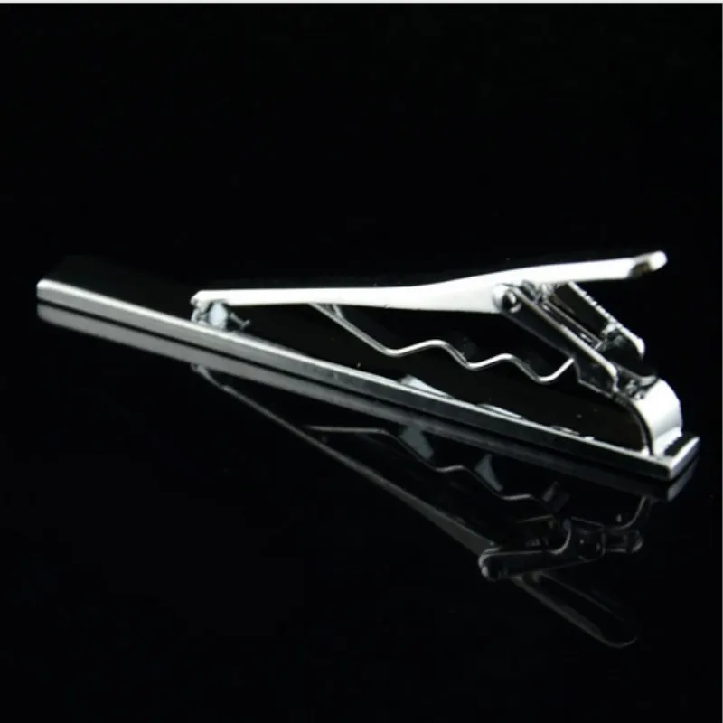 Бренд Mdiger простой стиль легкие Зажимы для галстука джентльмена серебристого