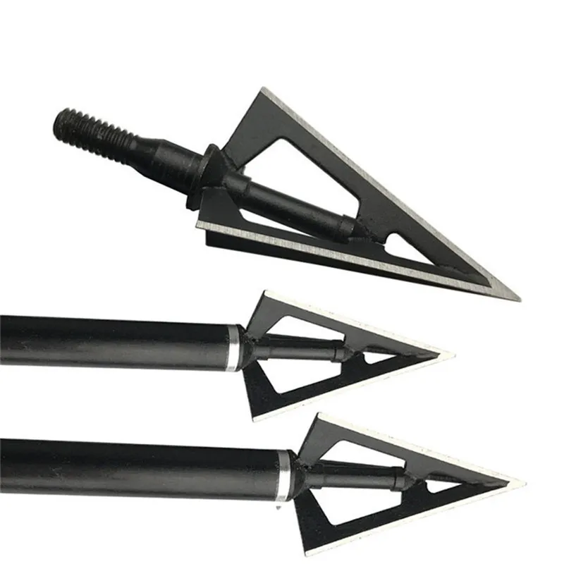 

20/30/50pcs 3 Blades Arrowhead 100Grain Arrow Head Broadhead Target Arrow Point Tips For Shooting Archery Hunting Accessories