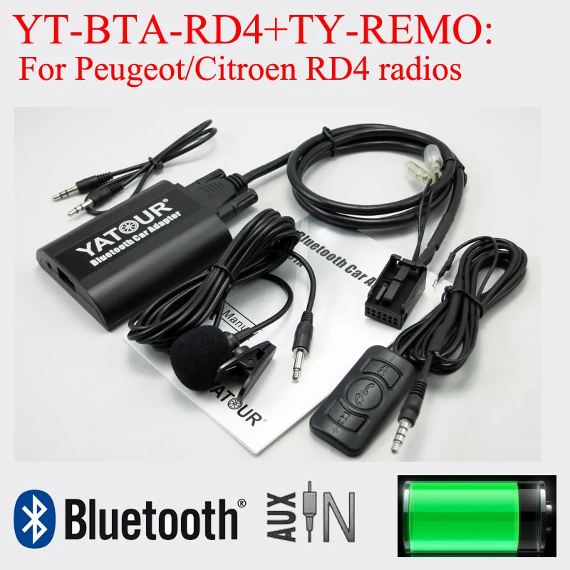 Автомагнитола Yatour с Bluetooth музыкальный плеер для Peugeot Citroen RD4|MP3-плеер авто| |