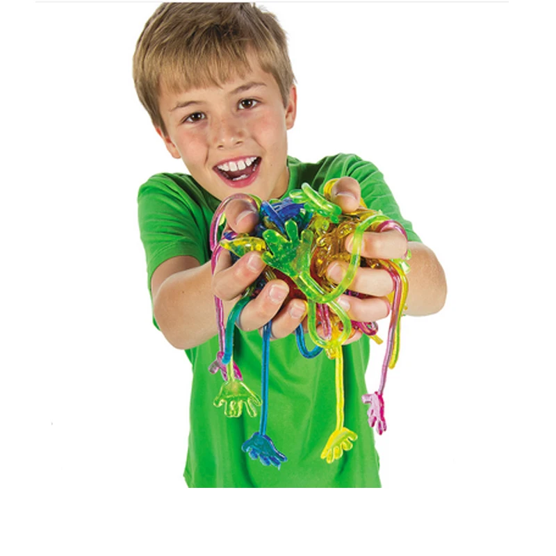 5 шт. Новинка блестящие липкие руки приколы Забавный гаджет для взрослых