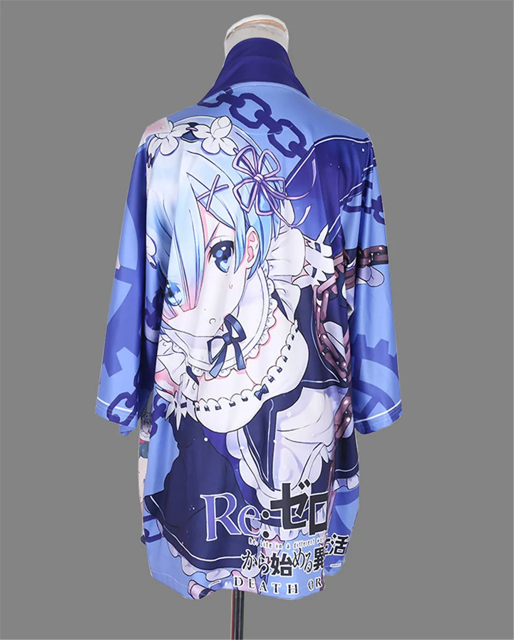 Японские модные повседневные кимоно Yukata Re: жизнь в другом мире от zero Rem Ram плащ для
