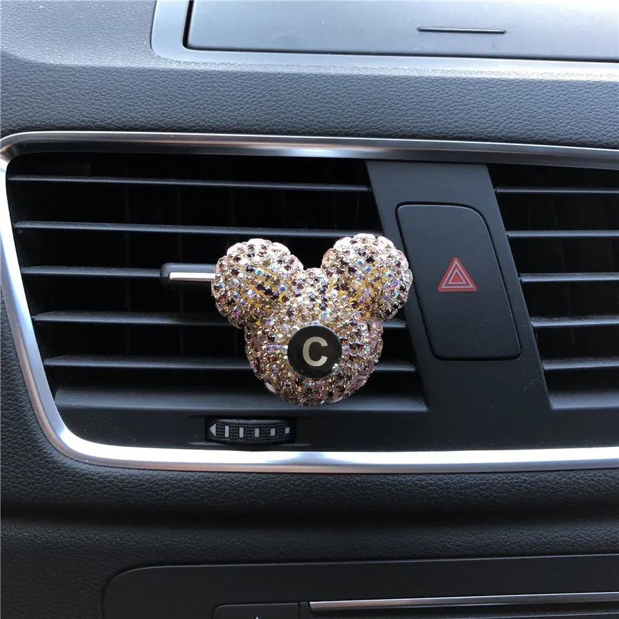 Champagne color English letter Lady Beautiful Car Perfume Air conditioning outlet Solid car air freshener styling | Автомобили и