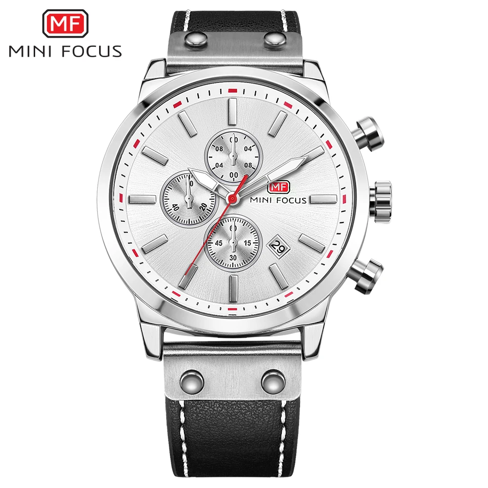 Часы MINIFOCUS Мужские кварцевые люксовые Брендовые спортивные наручные MF0110G.01 |