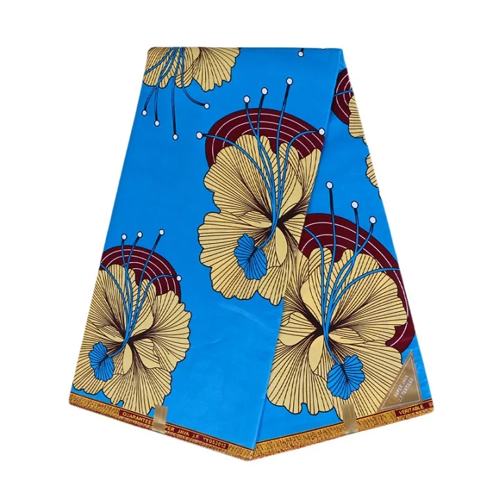 Новые хлопковые восковые принты ткань Анкара Новинка bintareal воск высокое качество 6 ярдов африканская ткань для вечернего платья