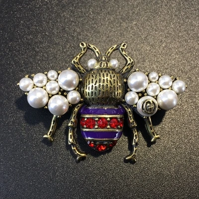 spider peal rhinestones bead brooch patches applique vintage crystal fabric pin on patch fashion clothing bags decoration | Дом и сад