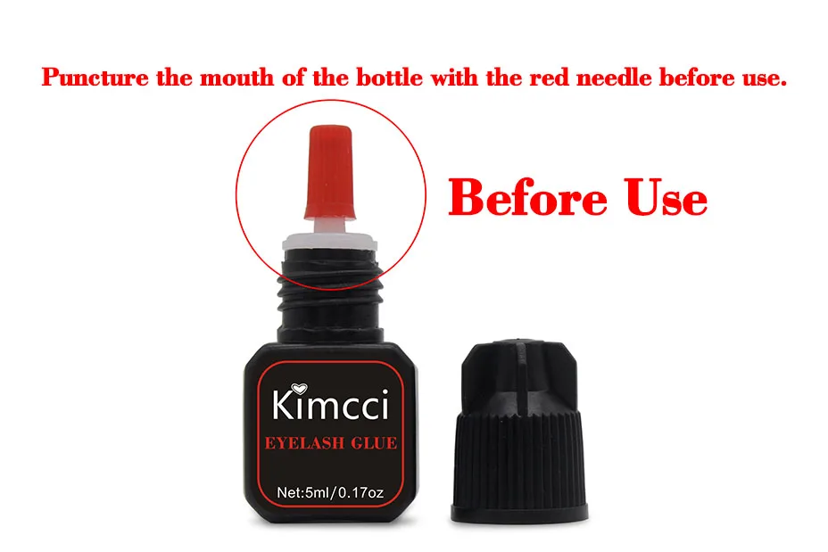 Kimcci 5 мл клей для наращивания ресниц 1-3 секунды быстросохнущий клей для ресниц профессиональный клей для ресниц черный клей для удержания