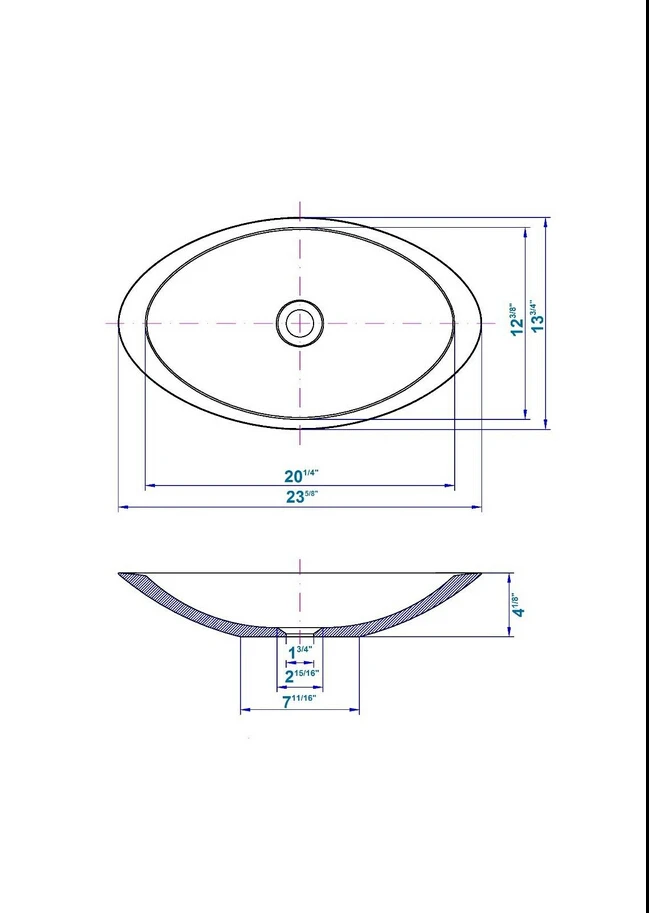 Ванная овальная раковина твердая поверхностная Смола столешница умывальник