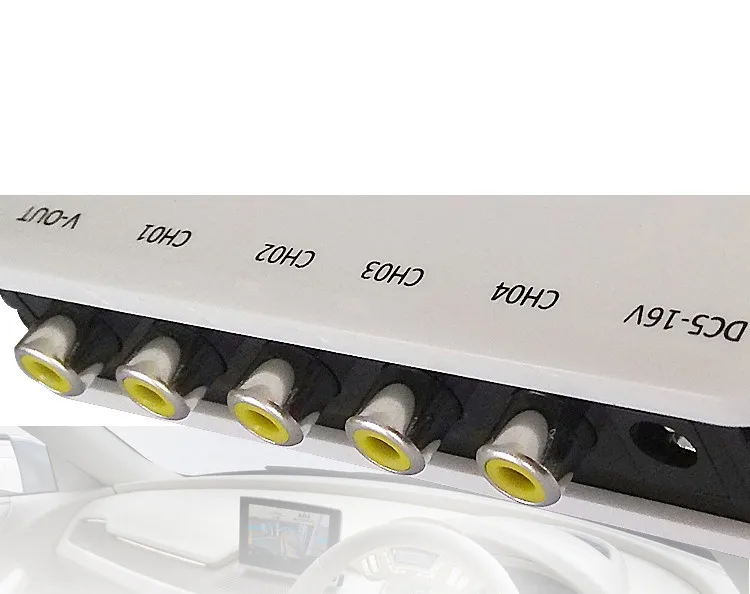 4 ch канальный DVR CCTV quad видео Камера процессор Системы комплект Splitter коммутатор AV
