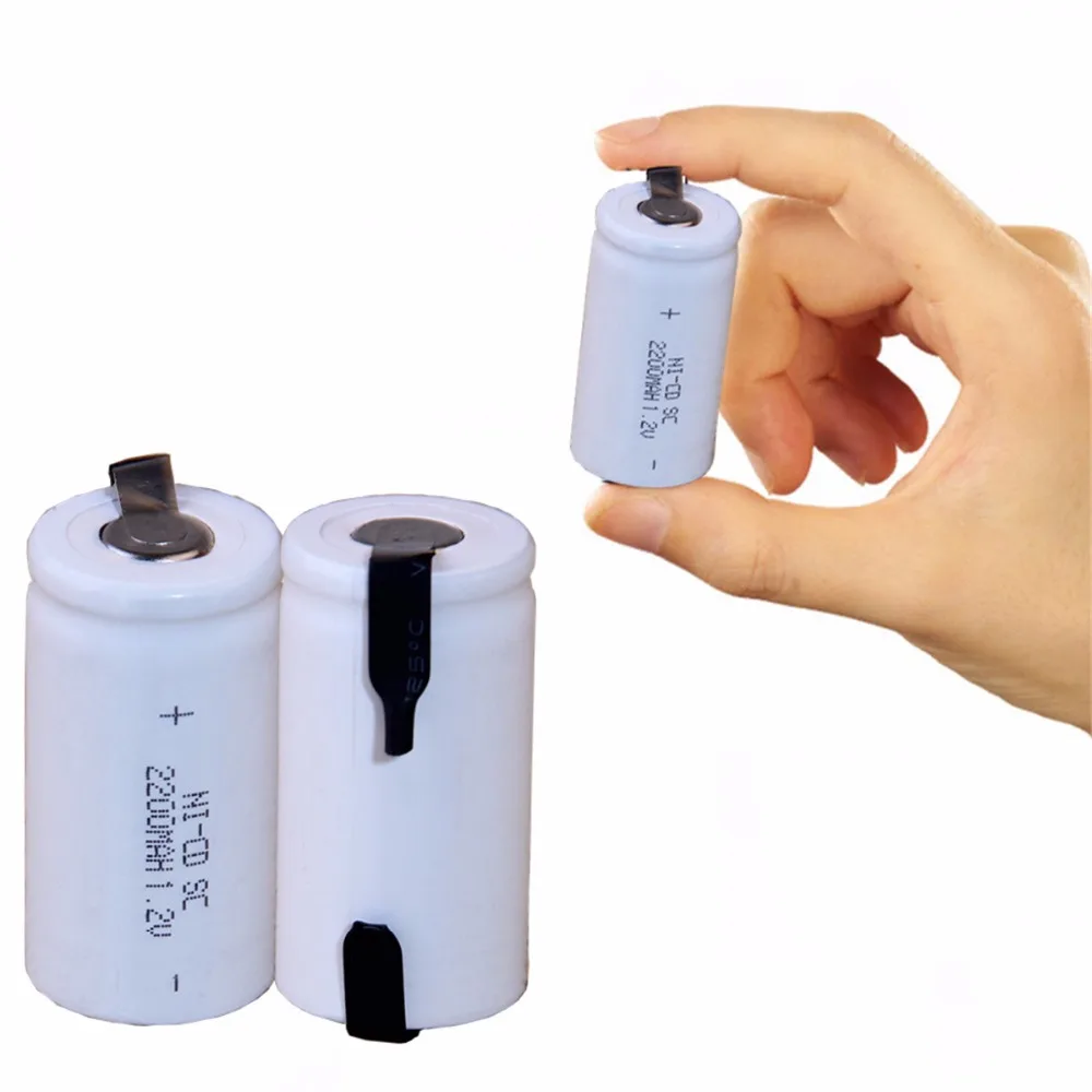 8 шт. SC 2200 мАч 1.2 В аккумулятор NiCd Power Bank batterie Аккумулятор для электрической