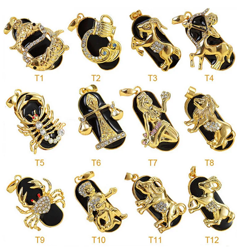 

New fashion pendrive Waterproof USB Flash Drive 4GB 8GB 16GB 32G 64G constellation U drive Memory Stick pen drive free shipping