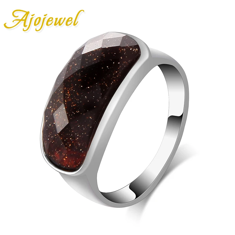 Ajojewel Простые Модные полимерные кольца Размер 7 8 9 Кофе Фиолетовый Синий Черный