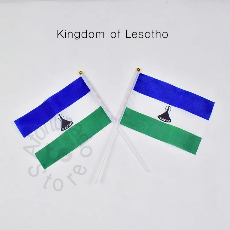 

10 шт., флаг Лесото, 14 х21 см