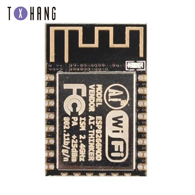 ESP8266 ESP-07 ESP-12 ESP-12E ESP-12F serial WIFI wireless module transceiver | Электронные компоненты и