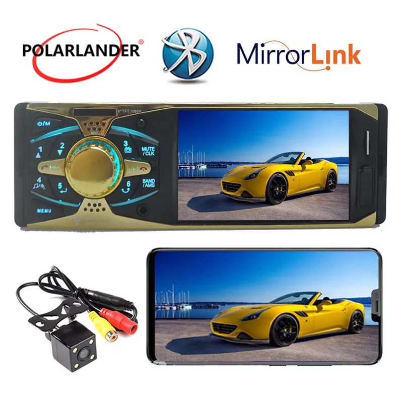 Autoradio 4'' inch car radio BLUETOOTH 1080P movie cassette player 1 din TF/USB FM AUX IN audio stereo mp5 | Автомобили и