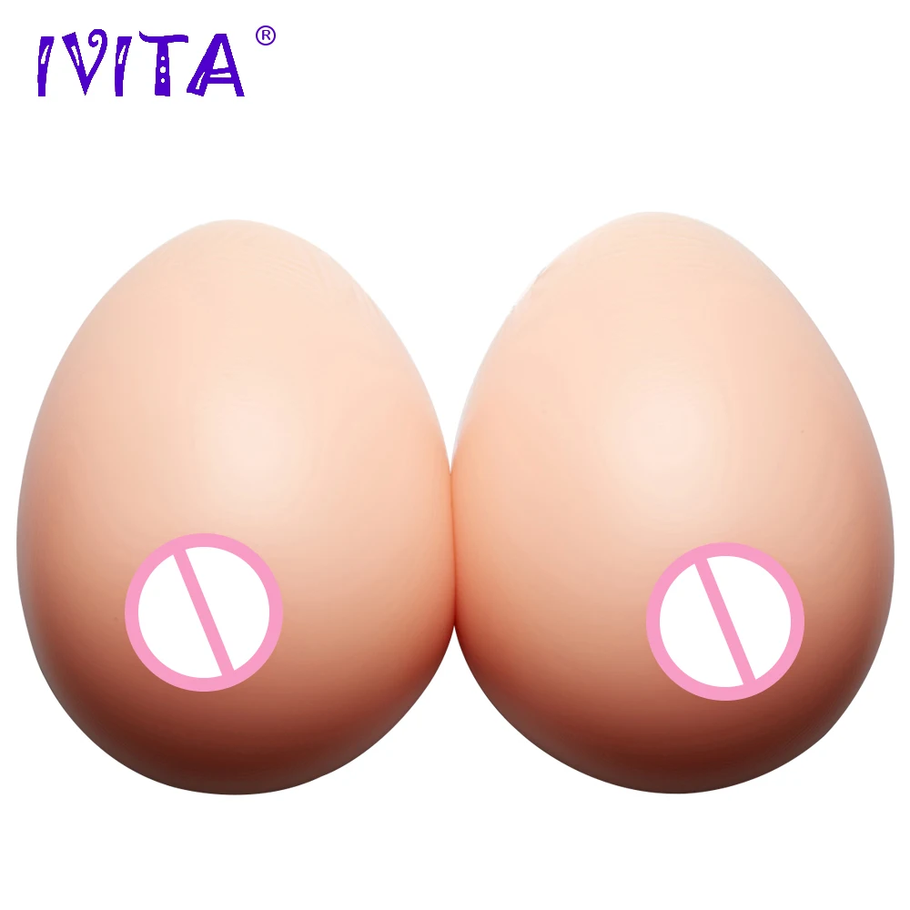 IVITA 3600 г огромная ложная грудь реалистичные силиконовые формы груди для