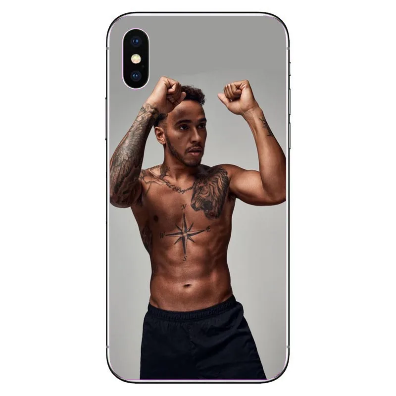 TPU Популярный чехол для iPhone11Pro Max XS XR XS MAX 6S 7 8 Plus 6Plus 7plus 8plus Fundas Coque Lewis Hamilton F1 гоночный автомобиль звезда мужской чехол - Цвет: TPU