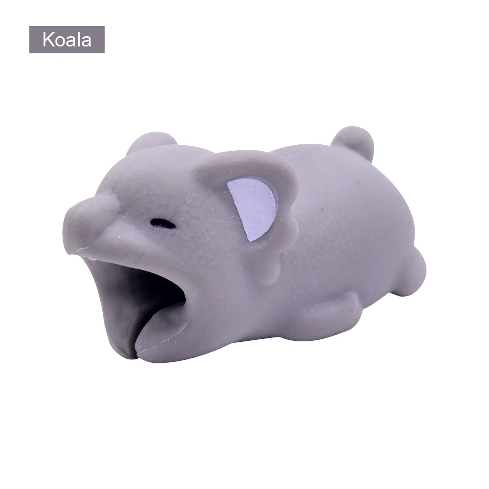 CHIPAL Милая защита кабеля в виде животного для iPhone USB Кабельный органайзер Chompers Wire