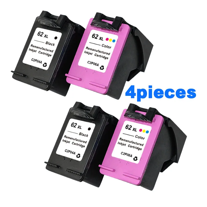 Для HP 62 совместимые чернильные картриджи для Envy 5640 5660 7640 5540 5545 Officejet 5740 5743 5744 5745