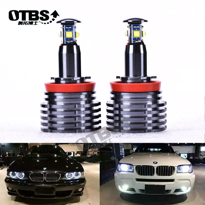 OTBS 40 Вт для светодиодного чипа CREE xWhite 6000K кольцо с ангельскими глазами комплект