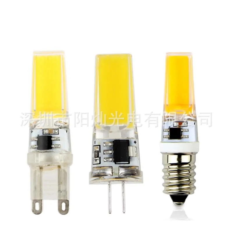 

LED G4 G9 E14Lamp Bulb AC 200V 220V 240V Dimmer 9W COB SMD2508 LED Lighting Lights replace Halogen Spotlight Chandelier