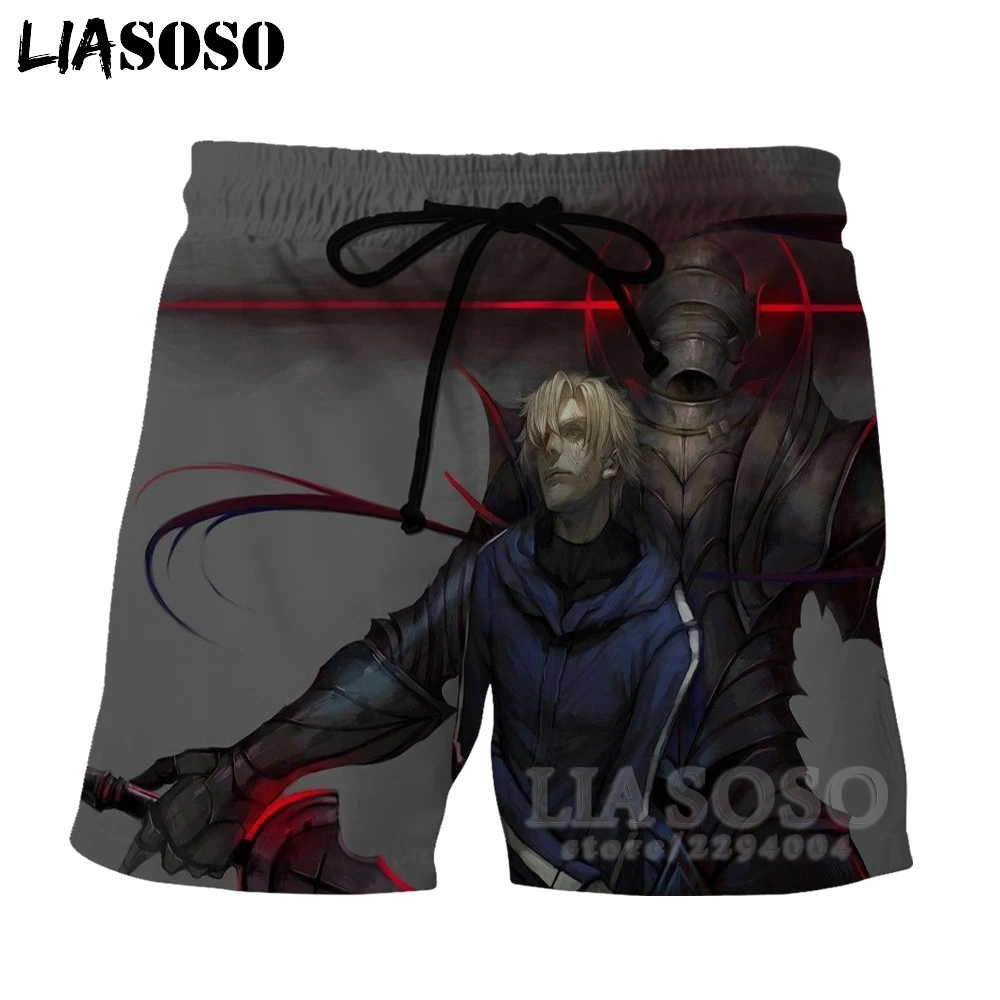 LIASOSO 2019 новые мужские s одежда 3d принт Лето аниме Шорты Унисекс уличная хип хоп