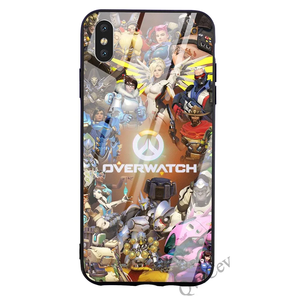 K0552503 Тонкий чехол для телефона из закаленного стекла Overwatch mercy для iPhone 5 Чехол XR X 7 8 Plus 6 6S 5S SE Xs Max силиконовый - Цвет: K0552503