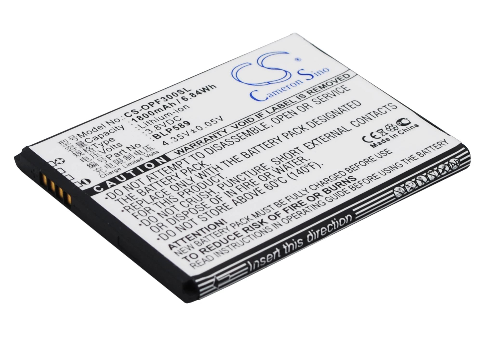 Cameron Sino 1800 мАч аккумулятор BLP589 для OPPO 3000 3005 3007|1800mah battery|cameron sinobattery for |
