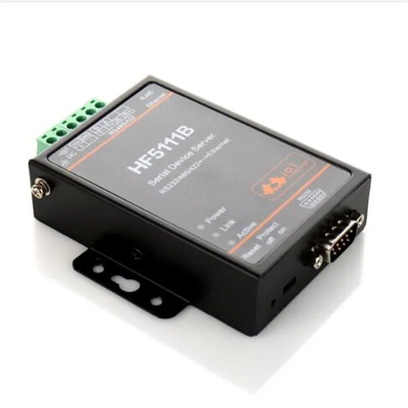 ANDDEAR-5111B RJ45 RS232/485/422 серия в Ethernet бесплатно RTOS серийный 1 порт сервер конвертер устройство промышленный соединитель блок