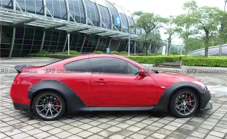 Автомобильный Стайлинг для Infiniti G37 стекловолокно LB СТИЛЬ заднее крыло 4 шт FRP