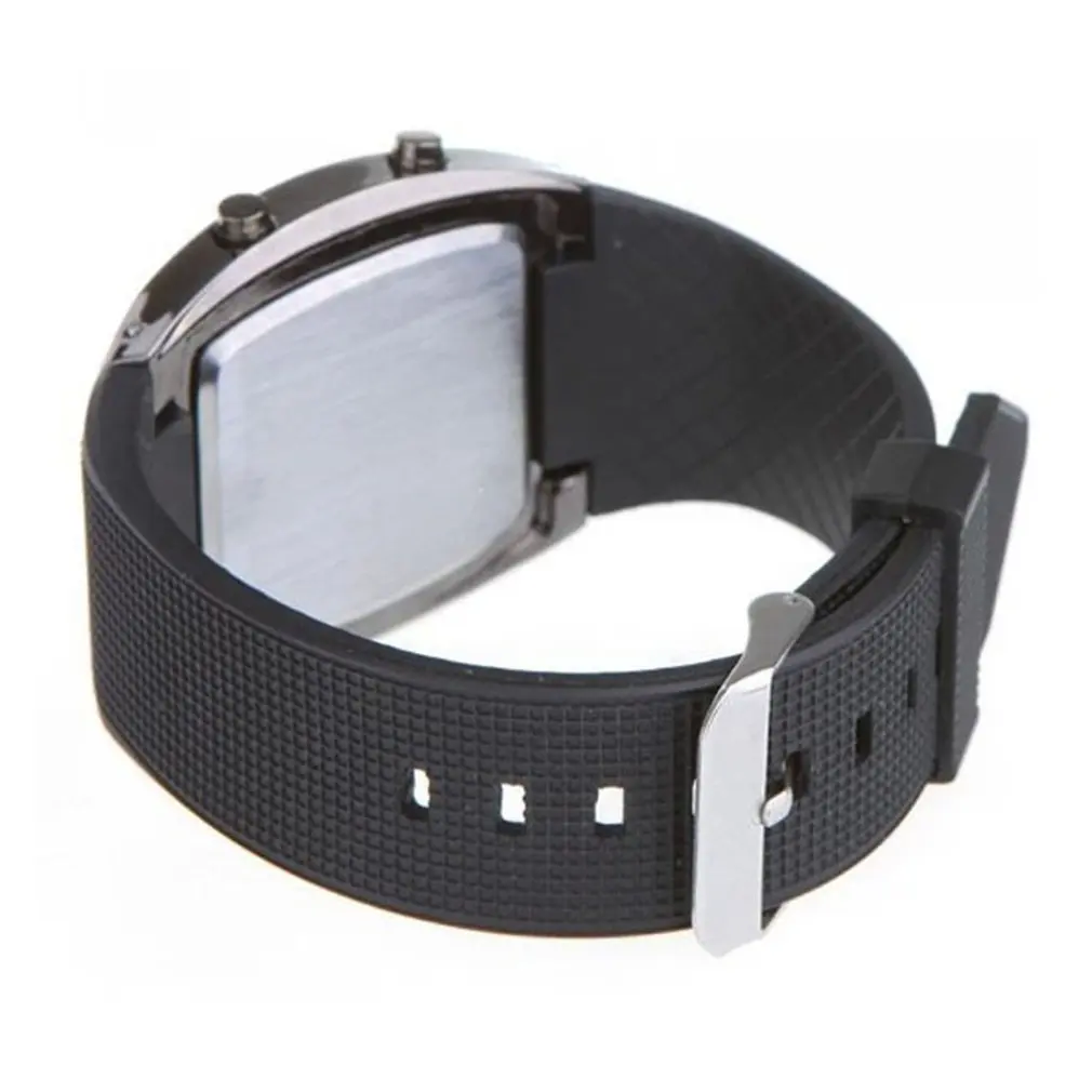 Модные светодиодный цифровые часы мужские электронные спортивные для