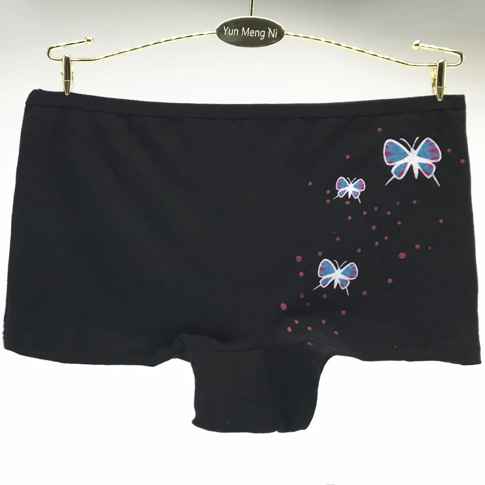 Лидер продаж Мода Boyshorts женщина нижнее белье хлопковые трусики сексуальное женское бельё Femme принтом Pink Boxer Для женщин интимные трусики