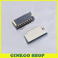 100pcslot mini micro sd card holder mini tf memory card connector slot sockect with test foot
