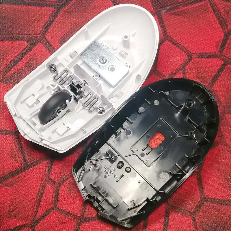 1 комплект, белый чехол для мыши, оболочка для мыши для logitech G90, также подходит для мыши G100s, оригинальная крышка со свитком