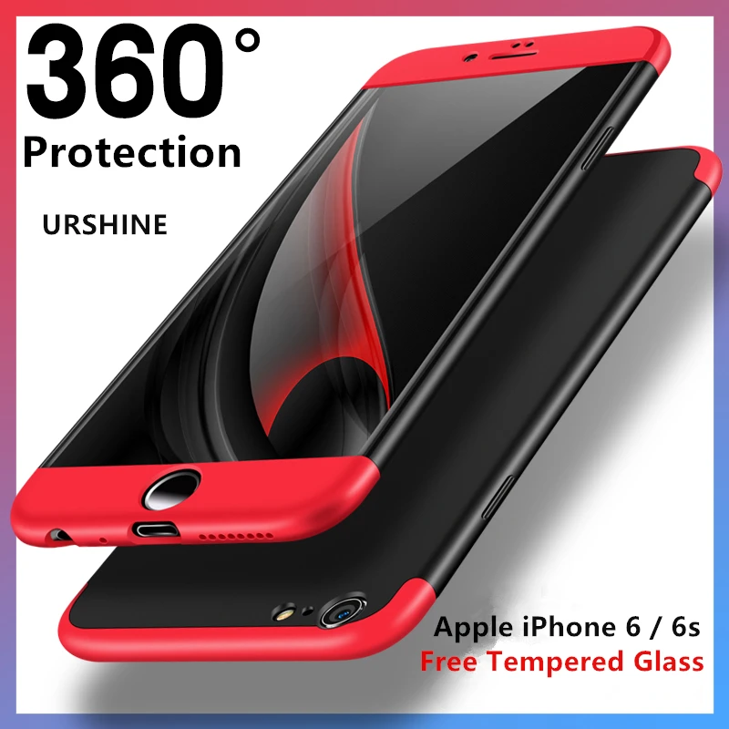 Urshine чехол для Apple iPhone 6/6S 3 в 1 рыцарь Панцири телефона 6 6S случае тонкие модные