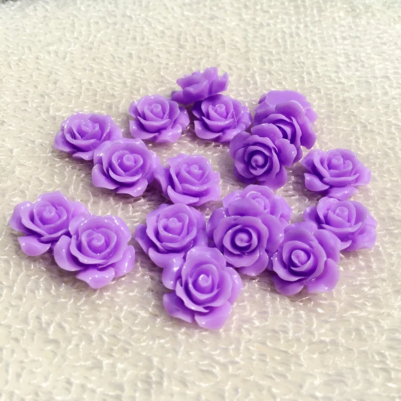 DIY 30 шт. 15 мм Flowe стразы аппликация с камнями и кристаллы Flatback для свадебного