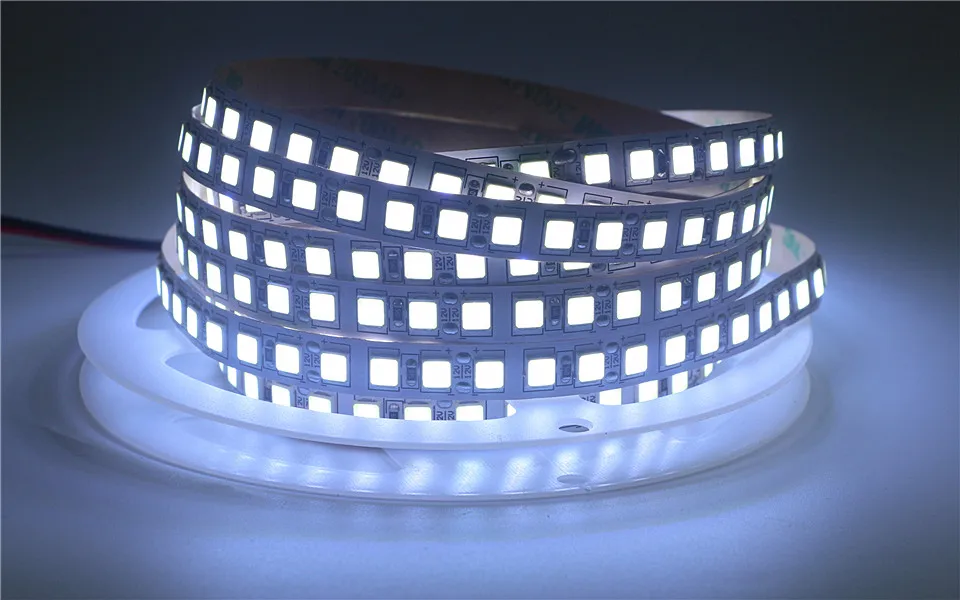 5 M 600/300 светодиодный SMD 5054 Светодиодные ленты свет не Водонепроницаемый DC 12 V лента ярче, чем 5050 5630 3528 холодный белый/теплый белый