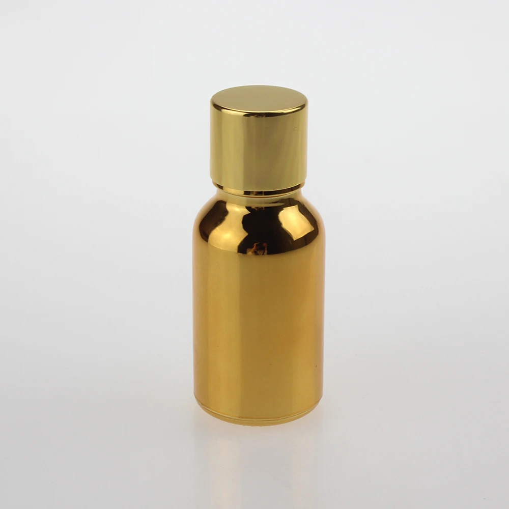 Luxury essential oil glass dropper bottle 15ml glod and silver with screw cap wholesale | Красота и здоровье
