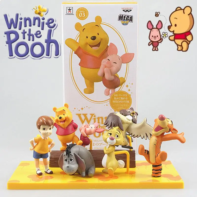 Фигурки из мультфильма Винни Пух 3 6 см|Игровые фигурки и трансформеры| |