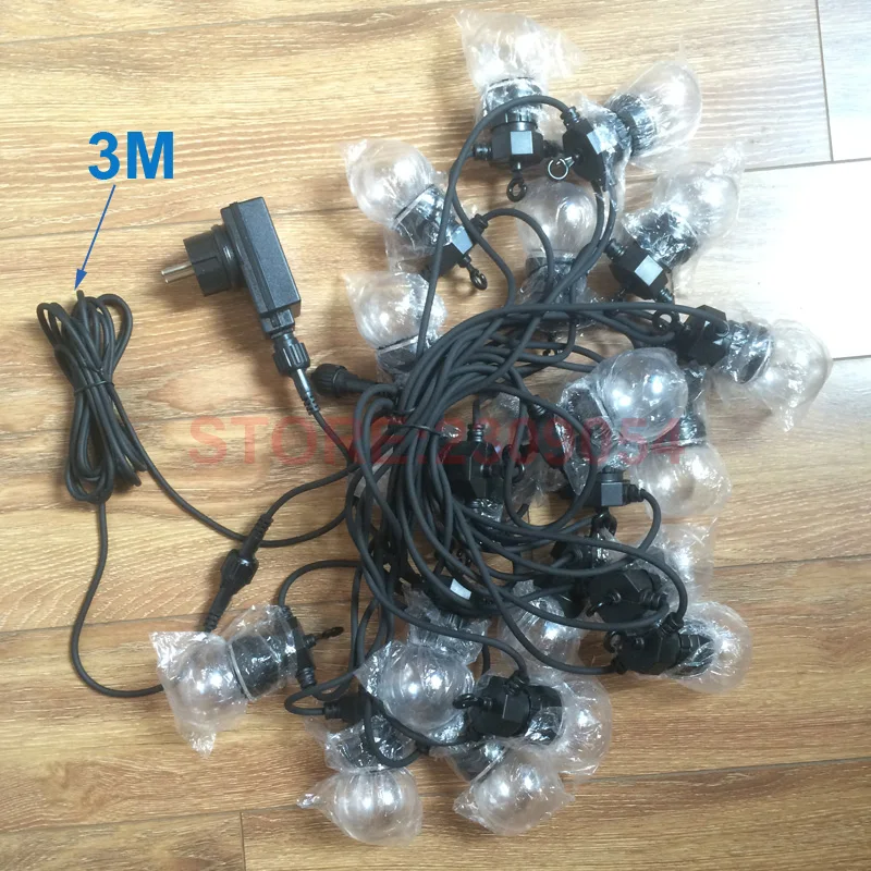 Уличная Водонепроницаемая гирлянда с 20 шариками 110 220 В 5/10 м|led ball outdoor|lighting weddings20 led