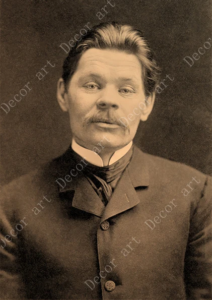 Русский писатель Maxim Gorky Картина на холсте винтажные настенные картины крафт
