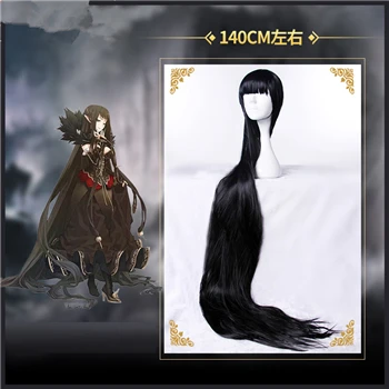 Fate grand order Caster Jotei Semiramis Sammuramat косплей костюм женское платье аниме одежда cos наряд для Хэллоуина Карнавал - Цвет: wig