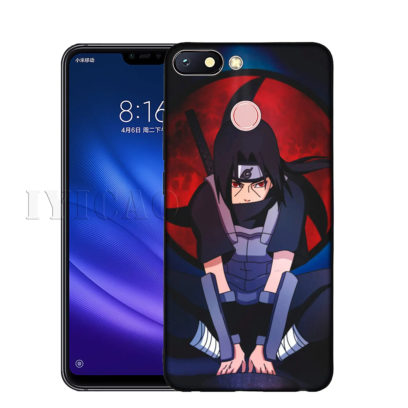 IYICAO Japanese Anime NARUTO Itachi Soft Silicone Case for Xiaomi Redmi K30 K20 8A 7A 6A 5A S2 GO Note 8 8T 7 5 6 Pro Cover |