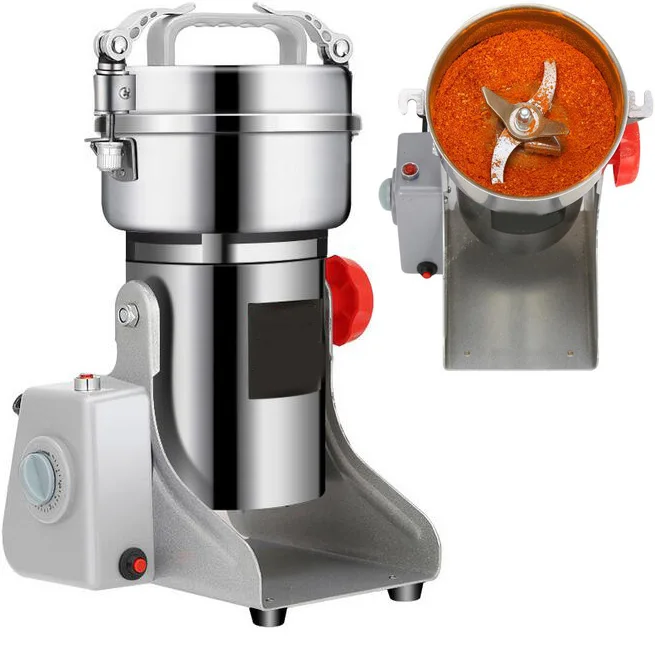 Multifunction Swing Type Electric Grain Grinder 800G Herb Pulverizer Automatic Food Powder Mill Grinding Machine 110V 220V