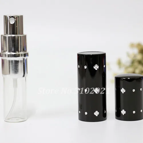 5 мл 10 20 шт. горячий насос пустой флакон для духов алюминиевый стеклянный