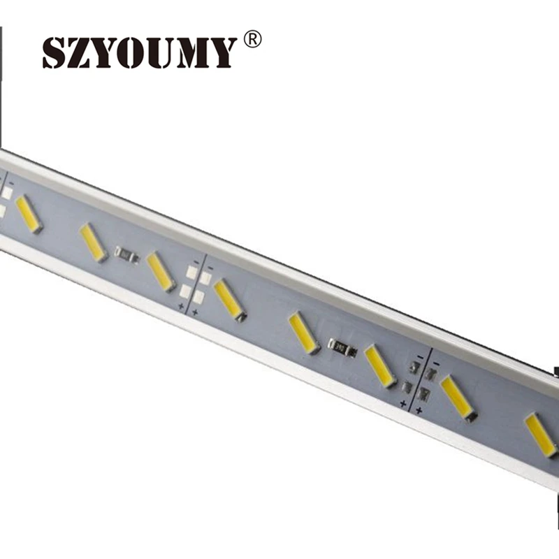SZYOUMY 72 светодиода S 7020 SMD светодиодсветодиодный жесткая полоса 12 В постоянного