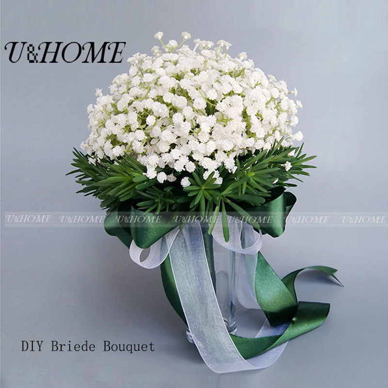 3 шт./лот искусственные мини babysbreath Пластик гипсофила цветок для свадьбы DIY