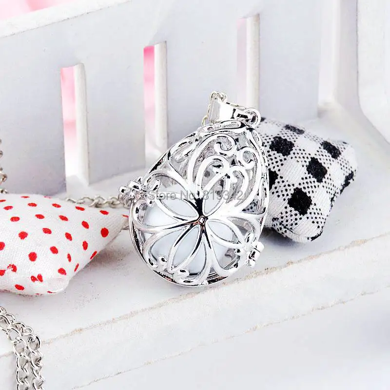 Подарок для мамы подарок ребенка почерневший ангел мексиканская бола ожерелье