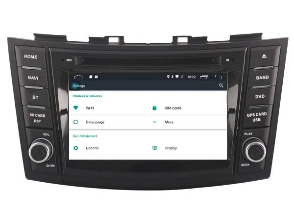 Android 6.0 автомобиль DVD для Suzuki Swift 2011-2015 Автомобильный GPS аудио плеер стерео Штатная