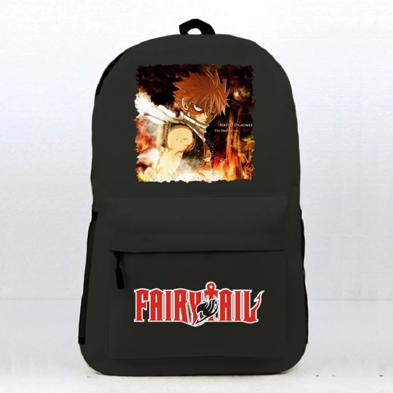

Fairy tail Anime backpack preppy style unisex high quality large capacity cute