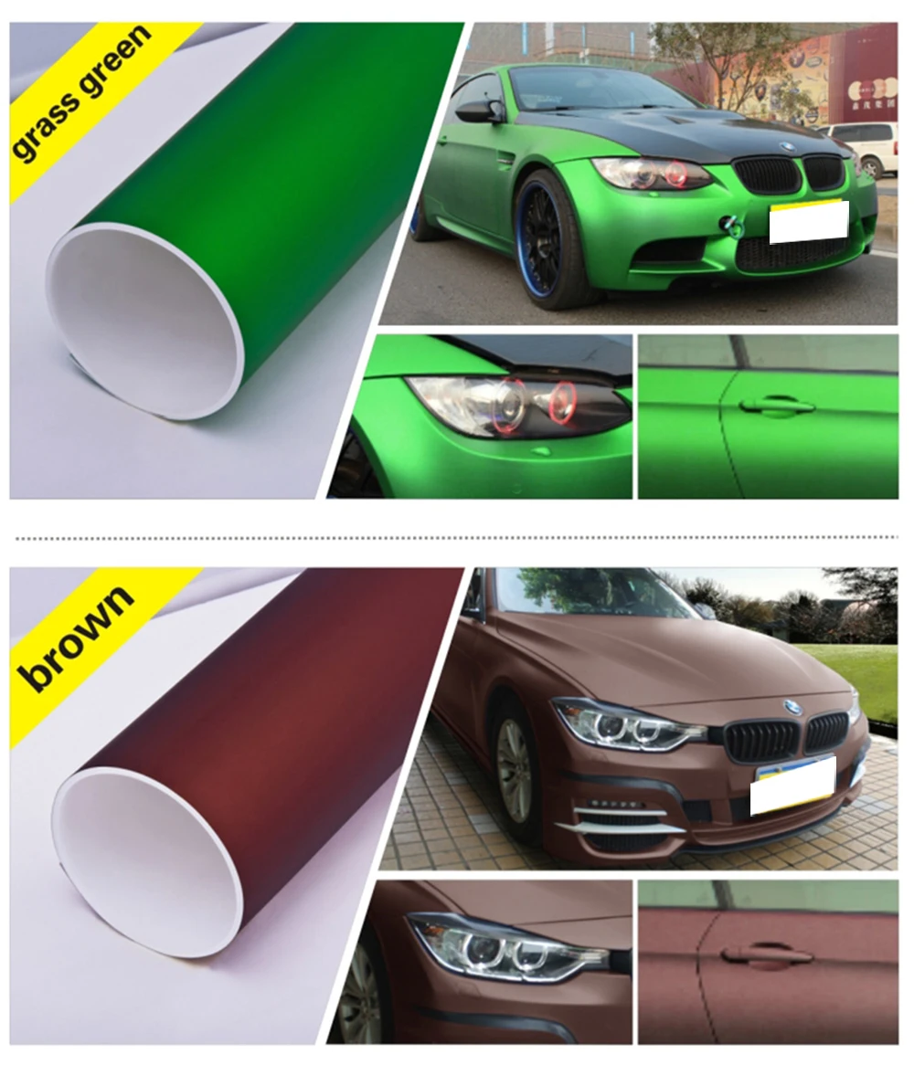 new arrival 1.52x20m Matte Chrome Film high quality car body film with air bubble free decorative chrome film. | Автомобили и